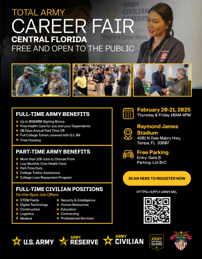  Military Career Flyer